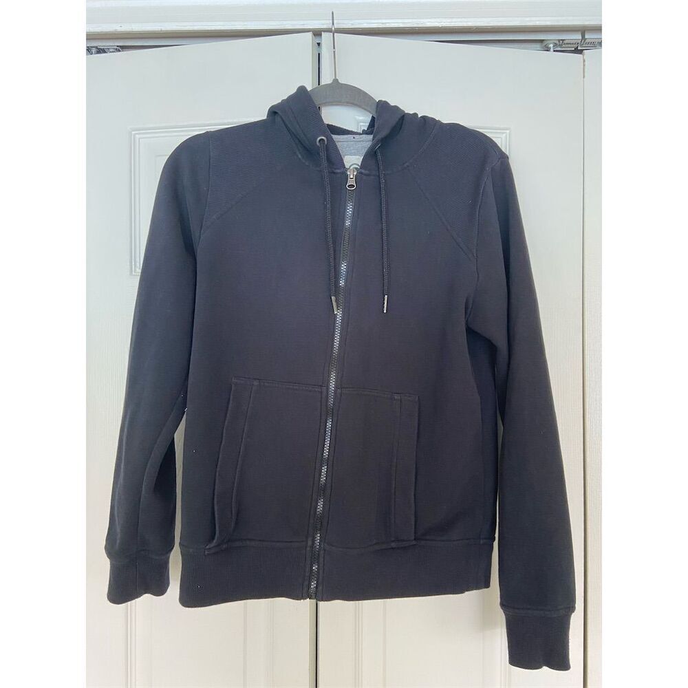 Champions black Full Zip Hoodie M with Drawstring Hood & Pockets